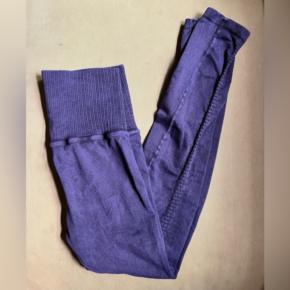 NWOT FP Movement by Free People Good Karma 7/8 Leggings Purple Indigo Size XS/S - Picture 3 of 7